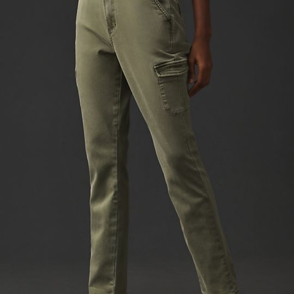 Host Pick! Paige Jolie Mid-Rise Utility Jeans - Size 30 - Picture 3 of 6